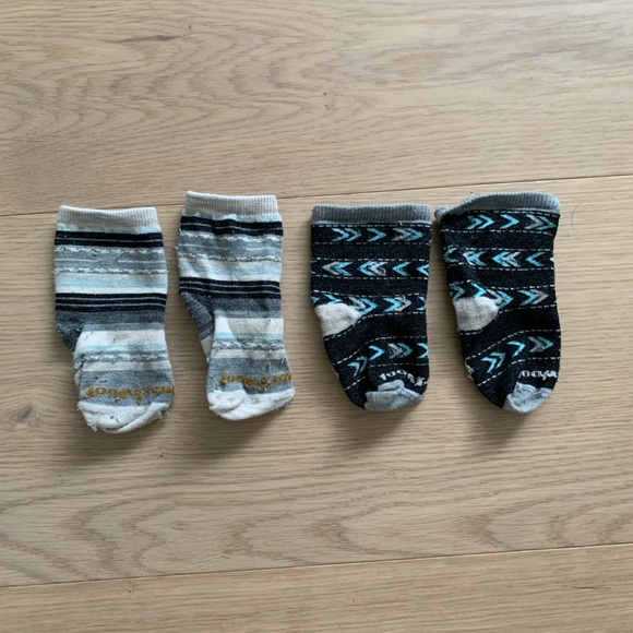 Baby Smartwool Merino Wool Socks Two Pairs - Picture 2 of 4